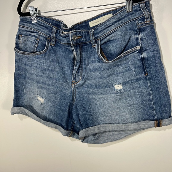 Anthropologie Pilcro Mid-Rise Slim Boyfriend Denim Shorts Sz 31 - Picture 5 of 14